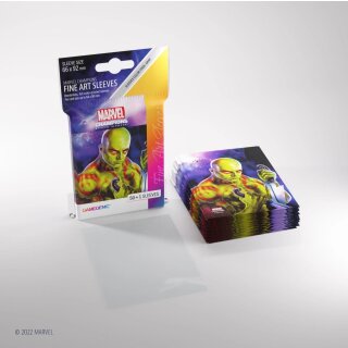 Gamegenic - Marvel Champions FINE ART Sleeves – Drax (51 Sleeves)