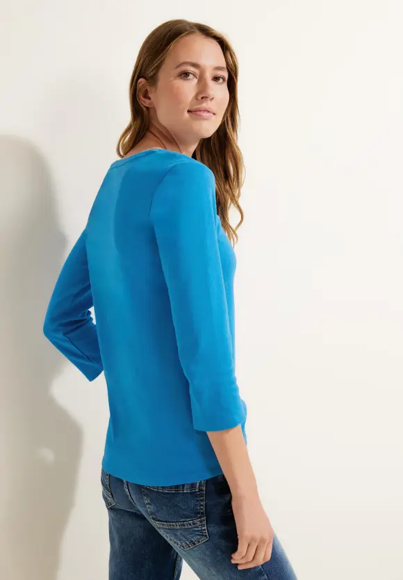 CECIL Basic Shirt mit Rundhals