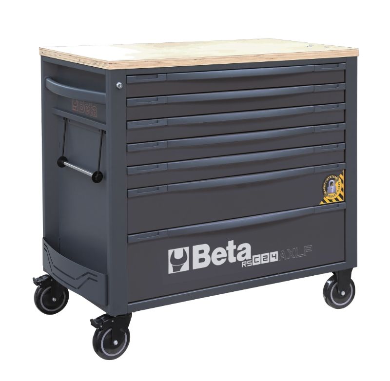 Beta 024004577 RSC24AXLP/7-A-Werkzeugwagen, 7 Schubladen, Anthrazit