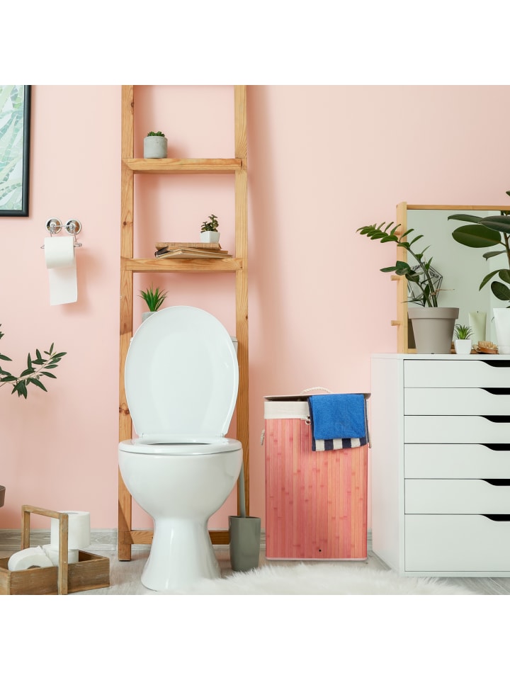 relaxdays 2 x Wäschekorb in Grün - (B)43,5 x (H)65,5 x (T)33,5 cm günstig kaufen onesize