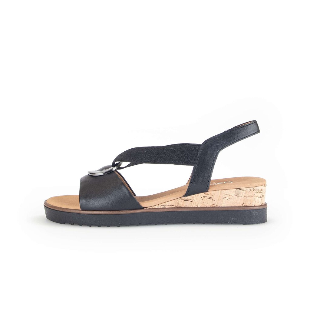 Gabor comfort Keilsandalette schwarz