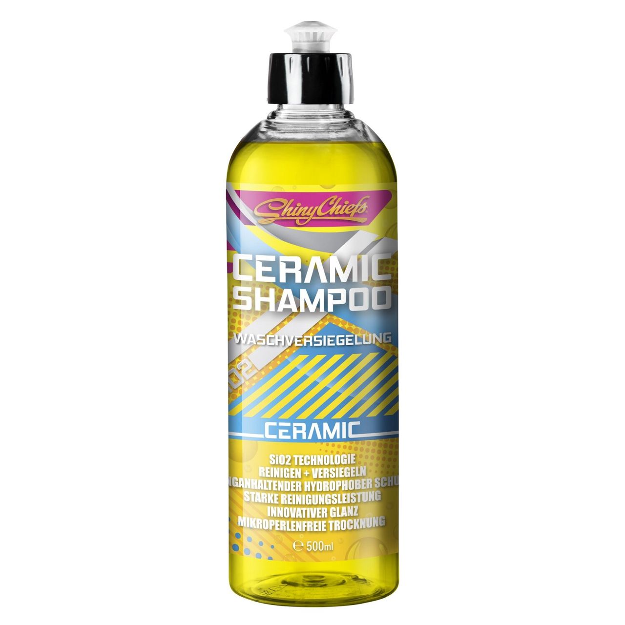 ShinyChiefs CERAMIC SHAMPOO - WASCHVERSIEGELUNG Shampoo - Intensive Reinigung mit Keramik Versiegelung 500ml