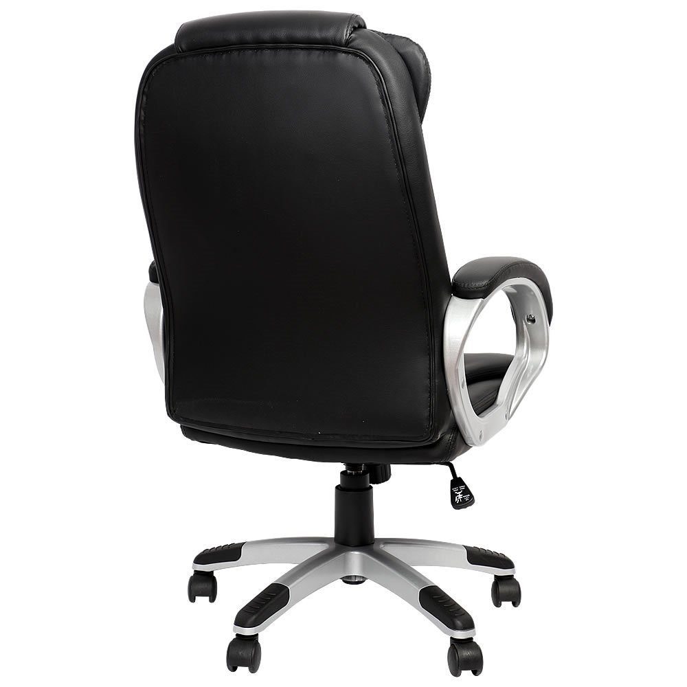 Melko Gaming-Stuhl Schreibtischstuhl Bürostuhl Chefsessel Bürosessel Computerstuhl 120 KG in Schwarz, Grau & Weiß für Office Gaming Arbeit im Racing Design Schalensitz Drehstuhl (Stück)