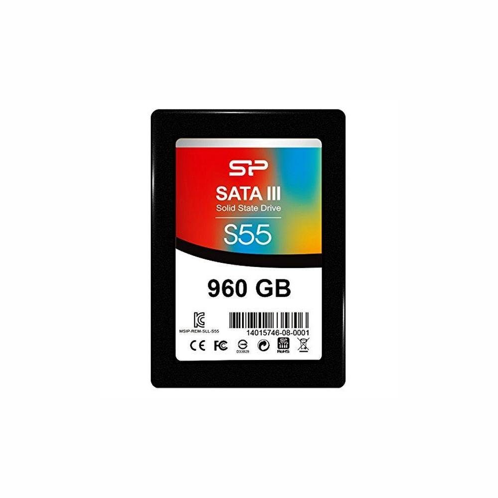 SILICON POWER Festplatte Silicon Power S55 25 SSD 960 GB 7 mm Sata III interne Gaming-SSD