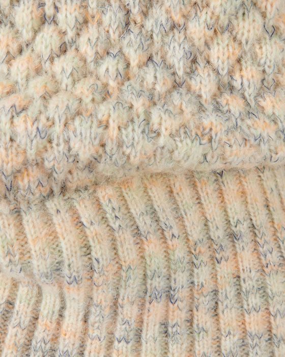Pull maille multicolore