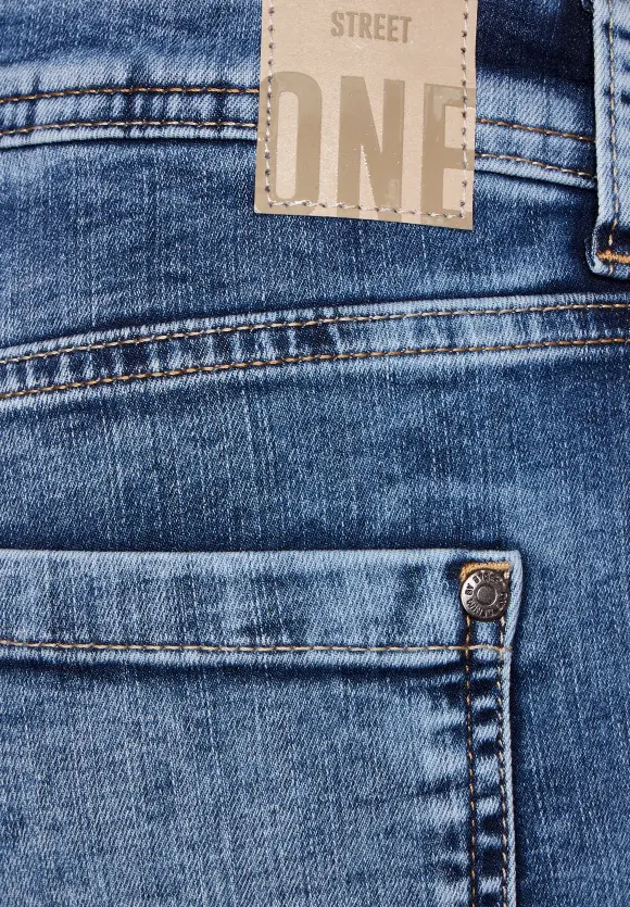 Street One Mittelblaue Casual Fit Jeans