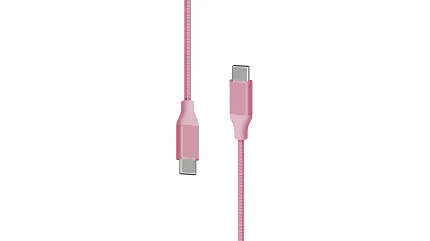 Xlayer Kabel PREMIUM Metallic Type C (USB-C) to Type C Cable 1.5m (Fast Charging 3A/USB 2.0) Rose