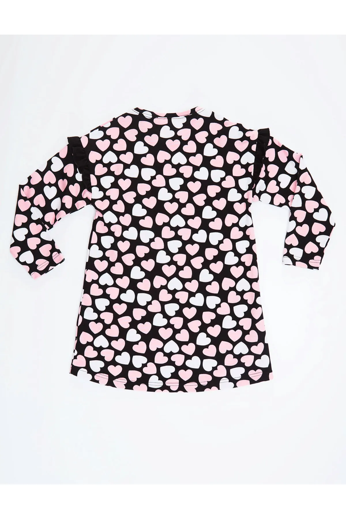 Denokids  Mädchenkleid mit silbernem Herz