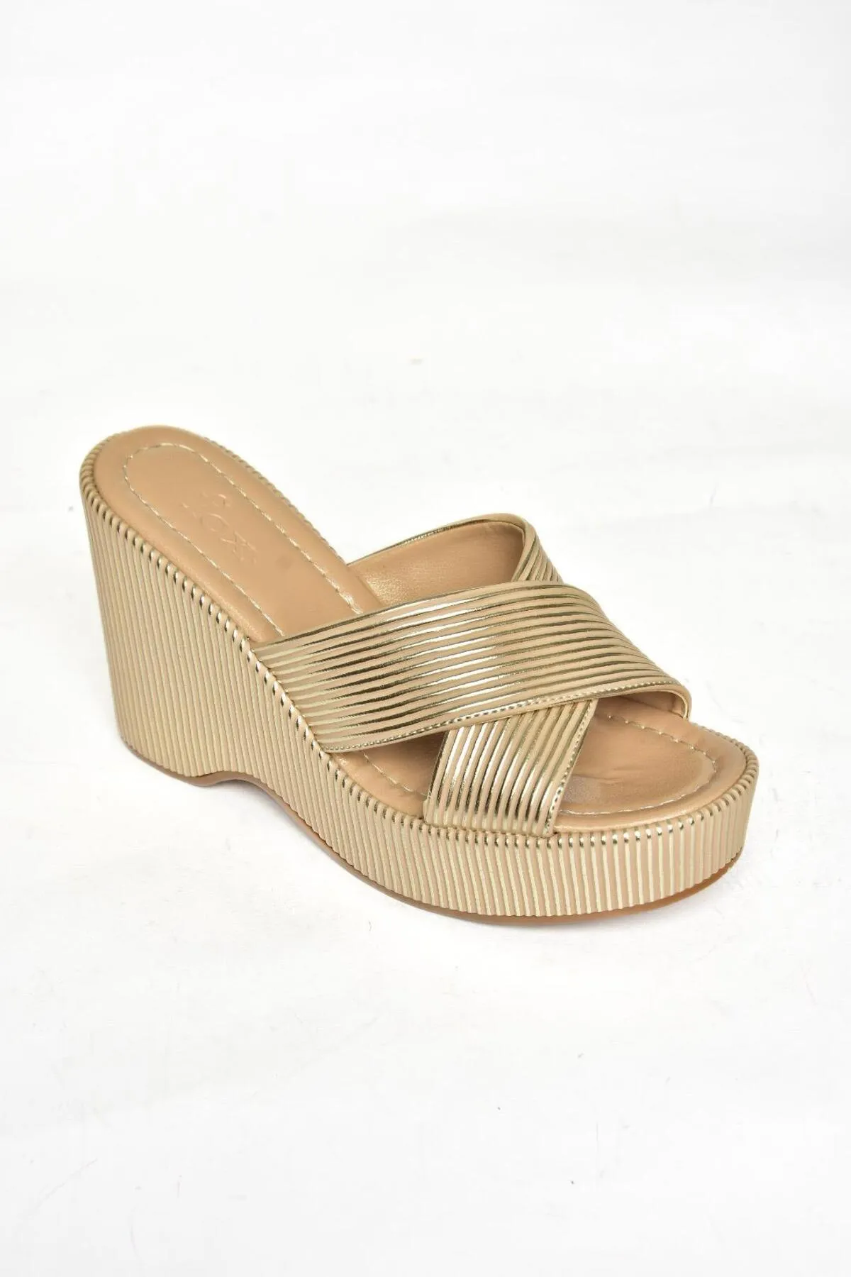Fox Shoes  S250101409 Damen-Hausschuhe mit goldgefüllter Sohle