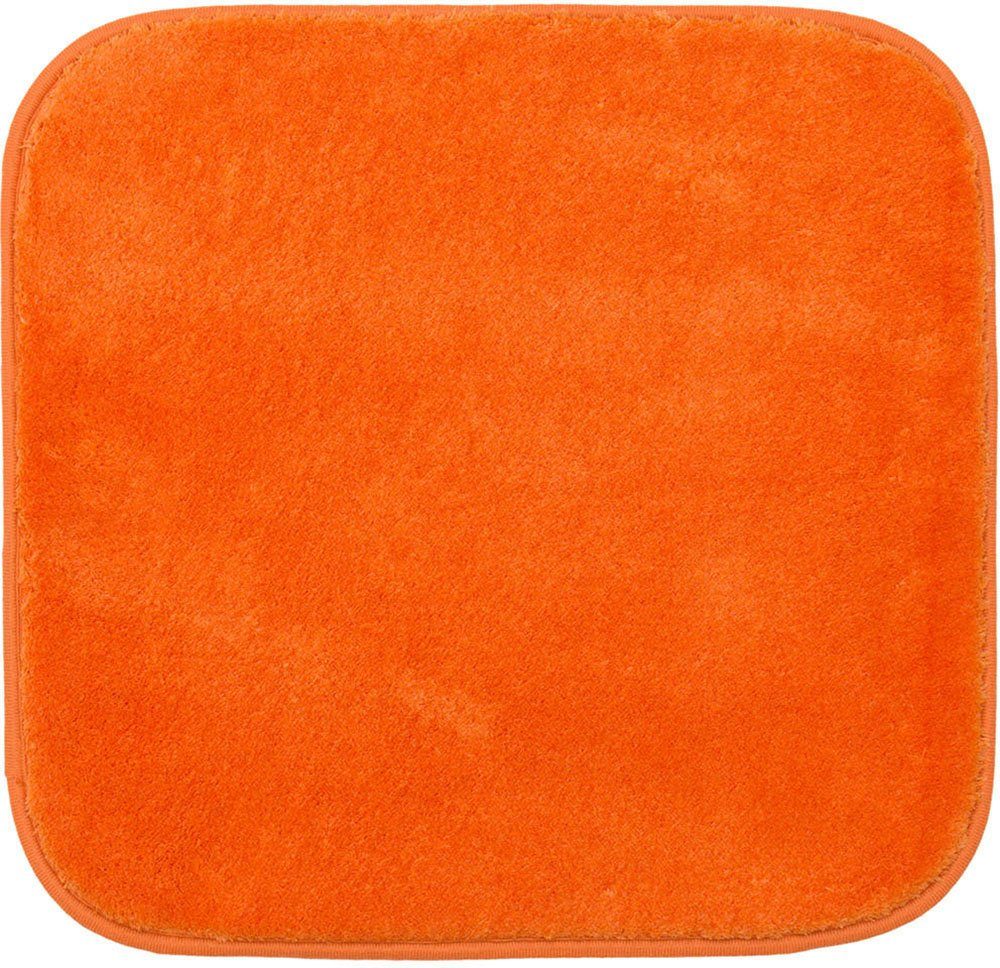 Badematte Rio Premium Gözze, Höhe 18 mm, rutschhemmend beschichtet, fußbodenheizungsgeeignet, schnell trocknend, Polyester, Badteppich, Uni Farben, waschbar, rechteckig & rund erhältlich