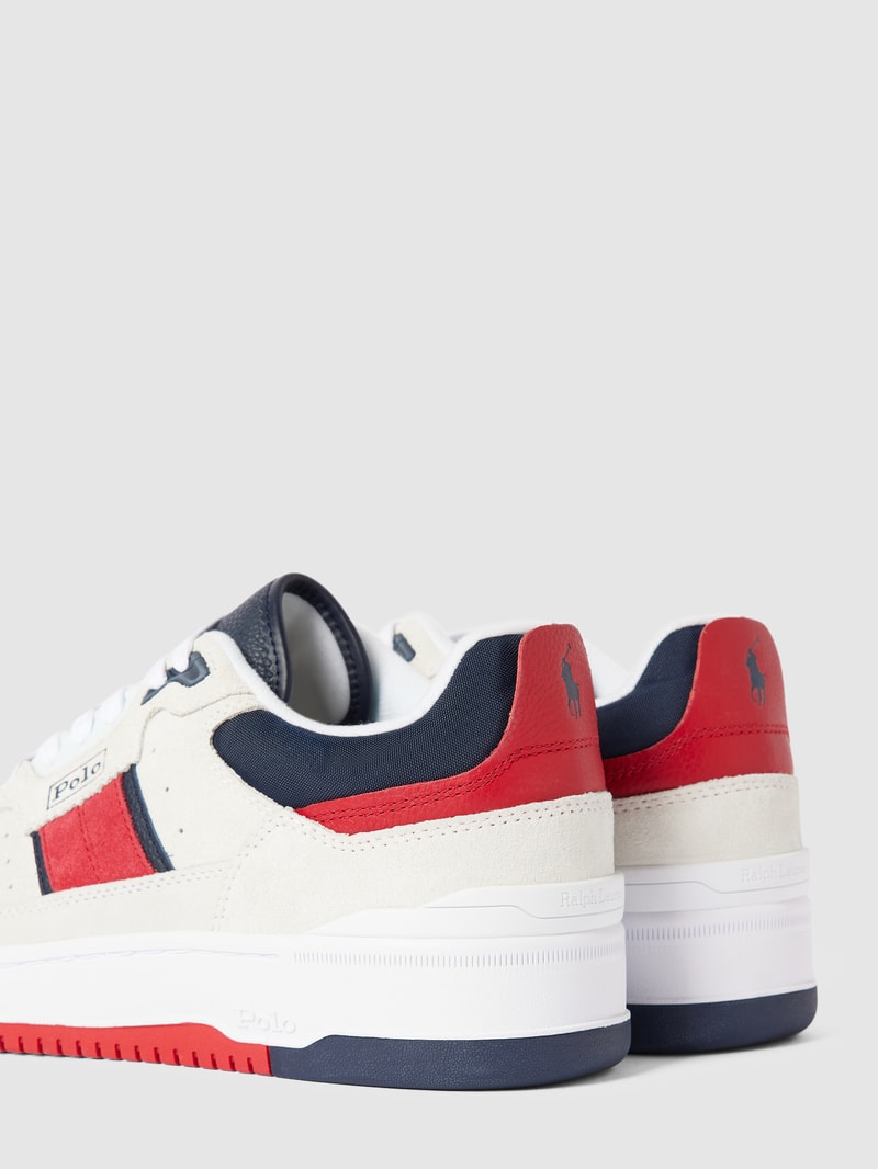 Sneaker mit Label-Details Modell 'MASTERS' in offwhite