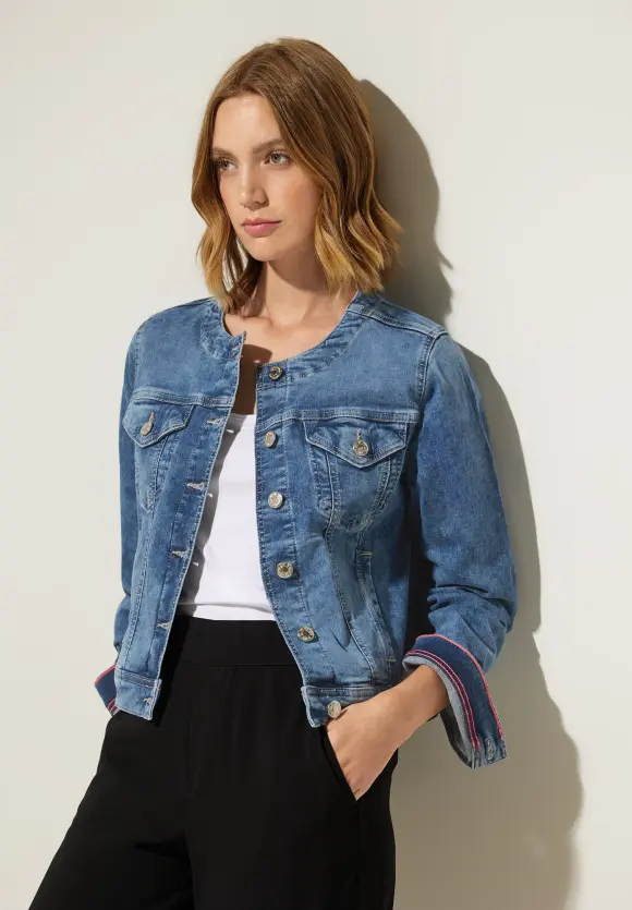 Street One Mittelblaue Jeansjacke