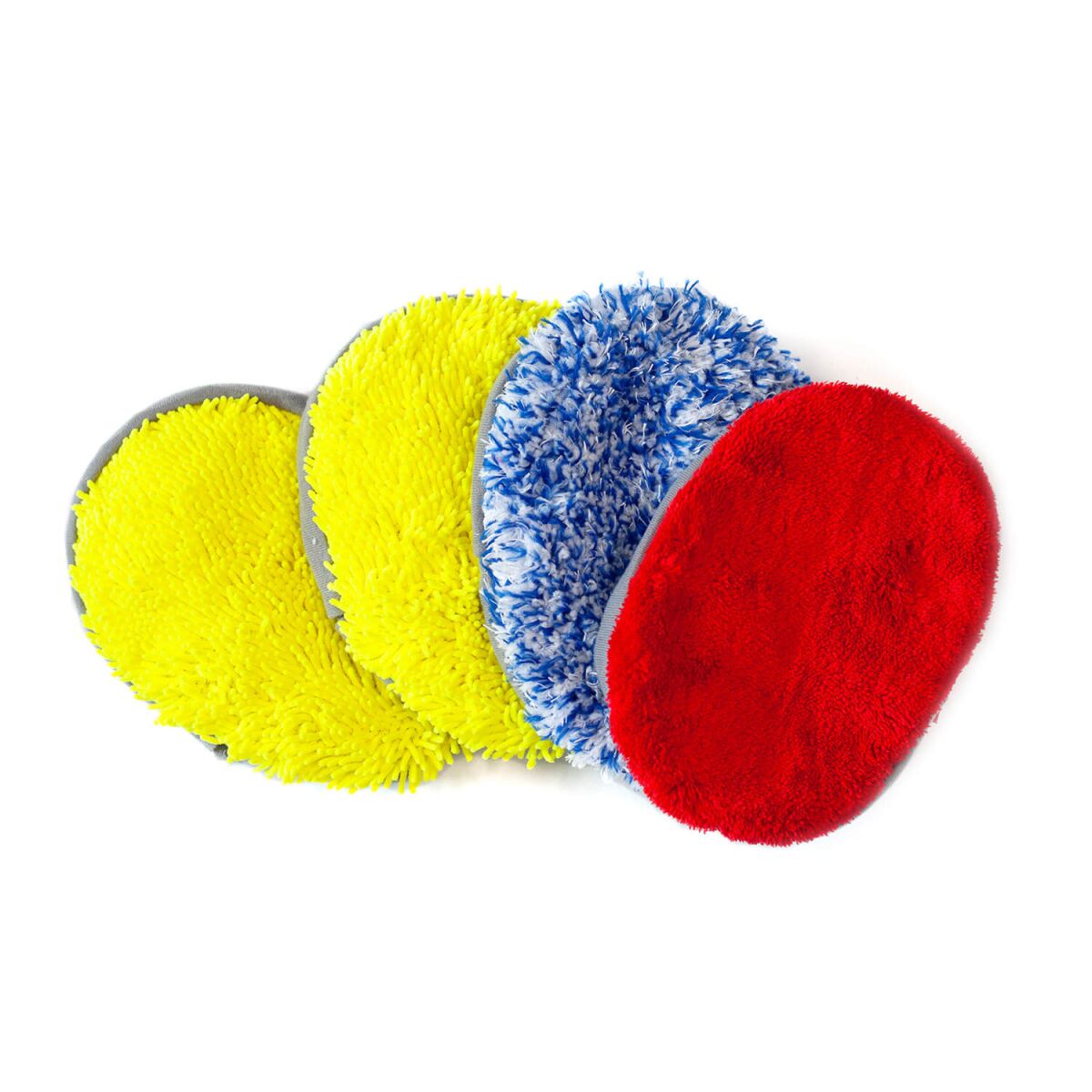 AVA Mikrofaserpads, Mix, 4 Stück