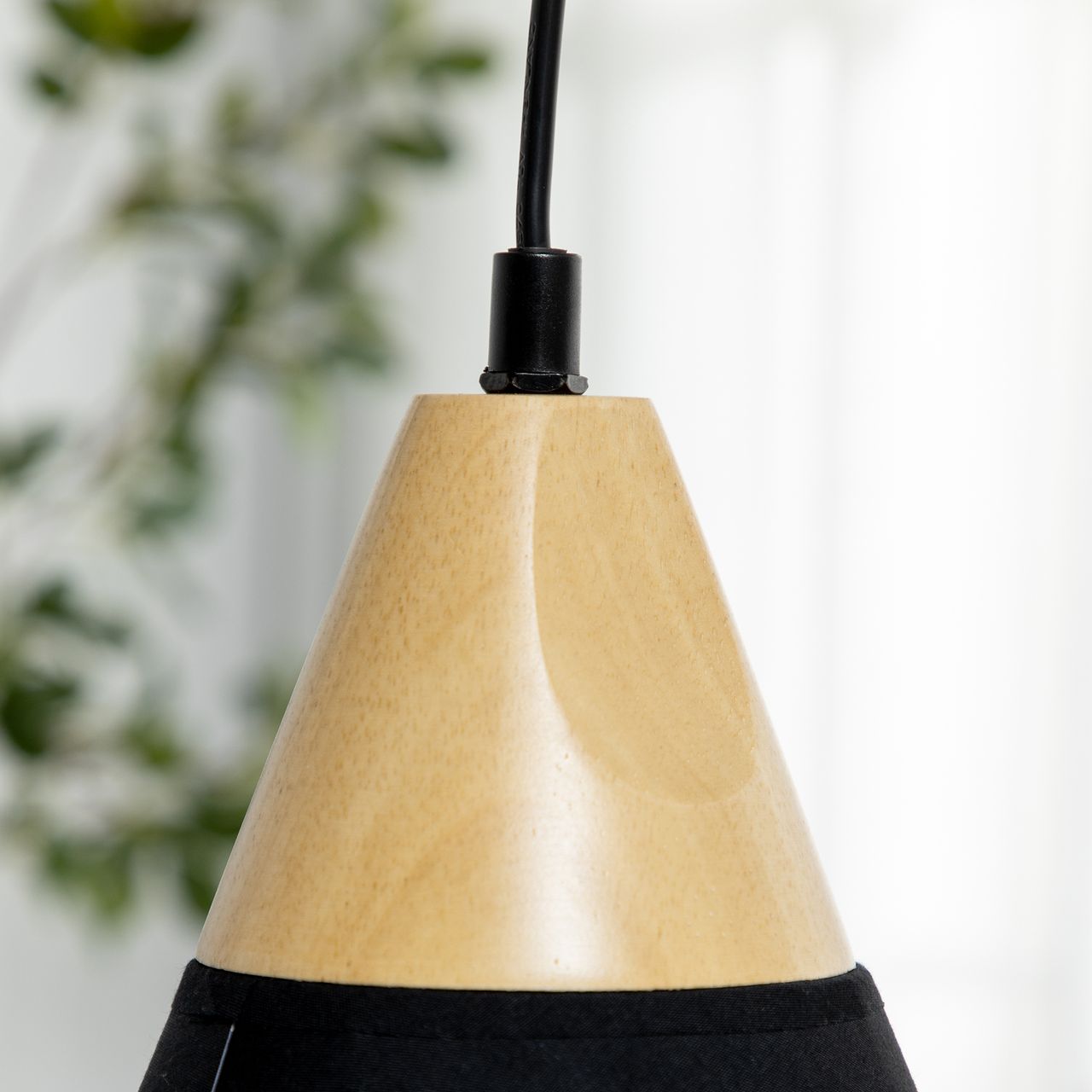 HOMCOM 40 W Hängeleuchte Deckenlampe mit E27 Sockel für Wohnzimmer, Flur Schwarz