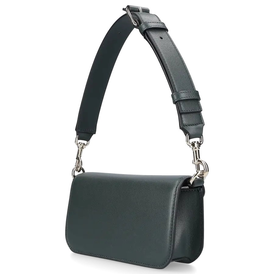 Valentino Garavani - Schultertasche LOCÒ Kalbsleder - grün