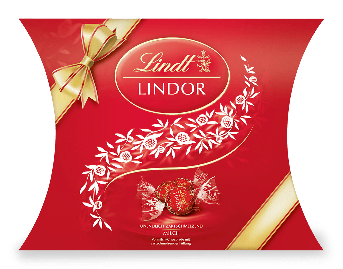 LINDOR Kissenpackung Milch, 150g