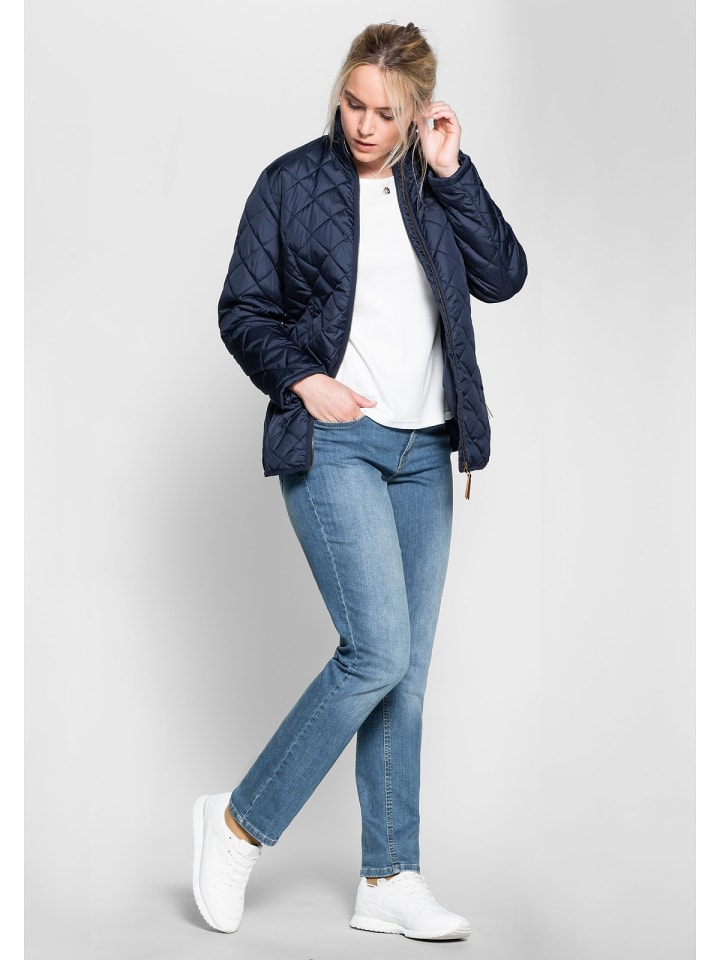 sheego Steppjacke in marine günstig kaufen