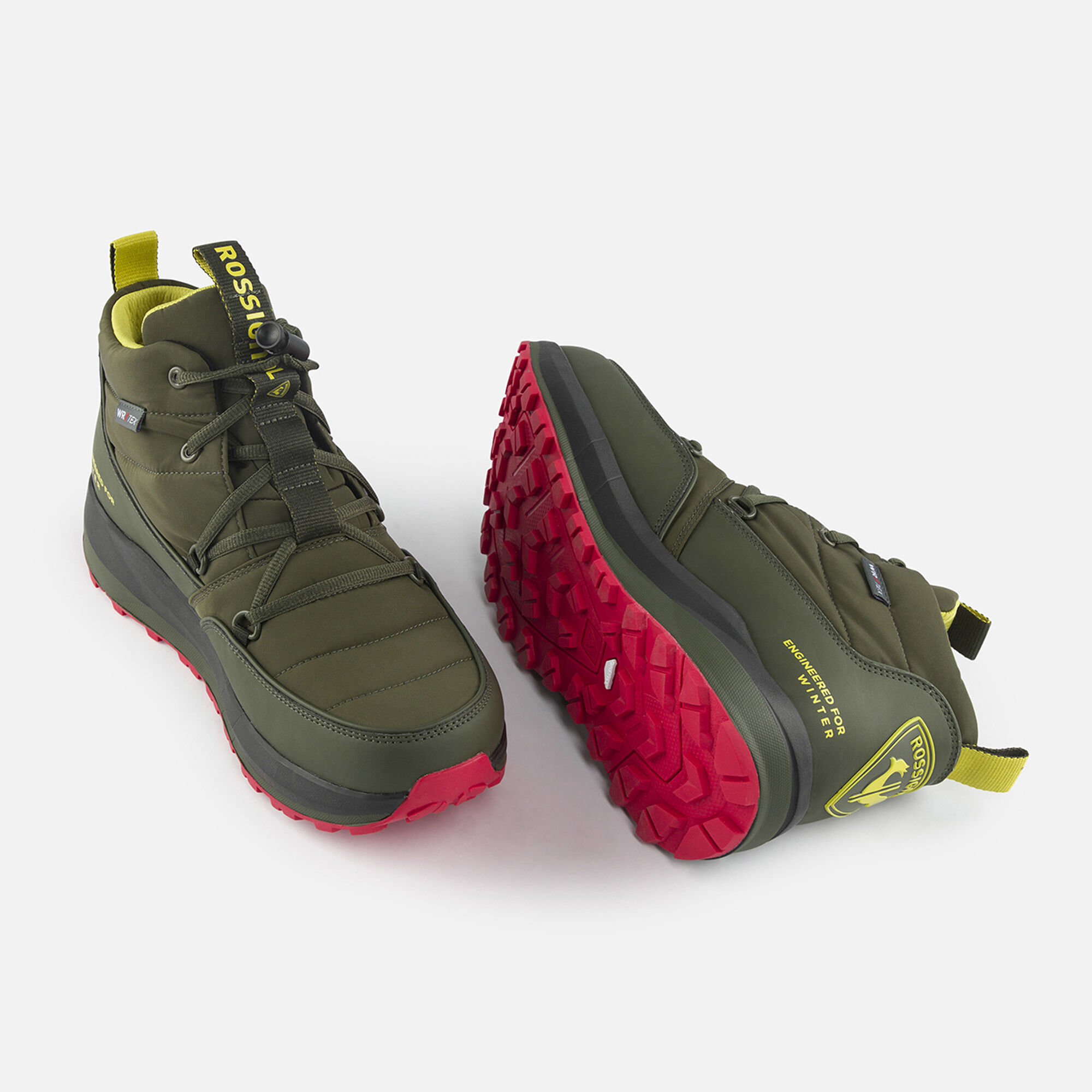 Bottines Après-ski Unisex Resort imperméables Vert kaki