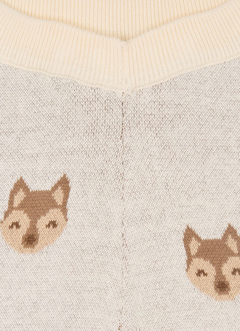 Pantaloni slim fit Lil' Atelier NBMLamoe din bumbac organic pentru bebeluși
