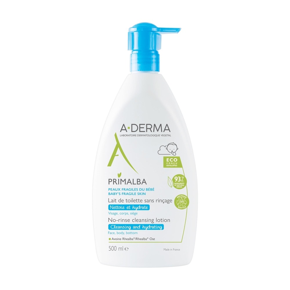 A-Derma A-Derma - Primalba - Lait de toilette do uceur hydratant bébé 500ml Lait de toilette