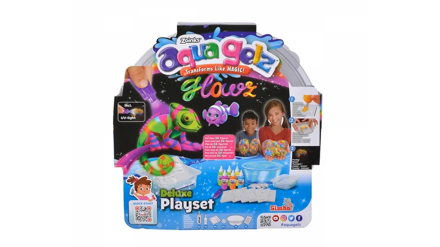 Simba - Aqua Gelz Deluxe Set Glowz