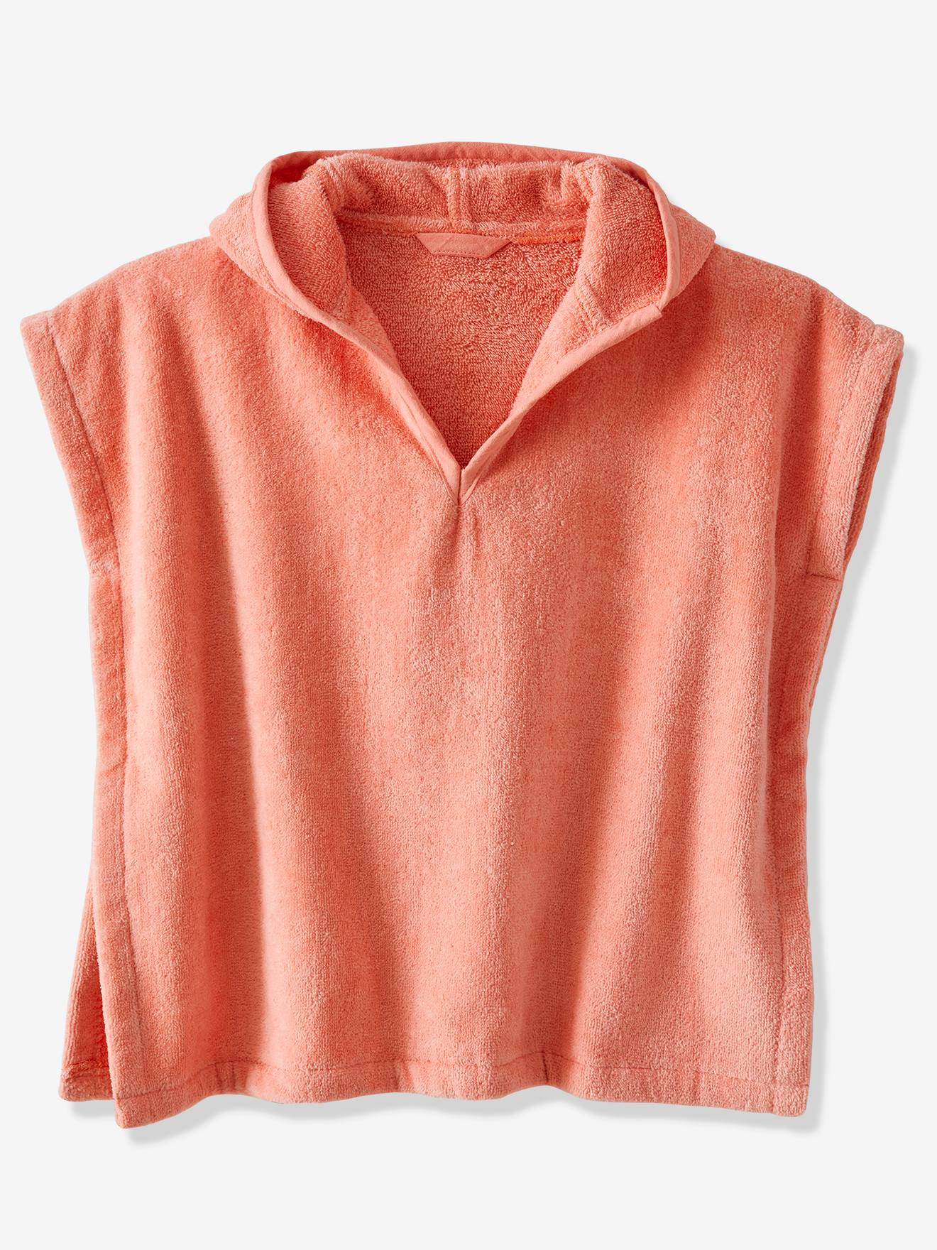 Vertbaudet Baby Badeponcho TIERLIEBE, personalisierbar - aprikose