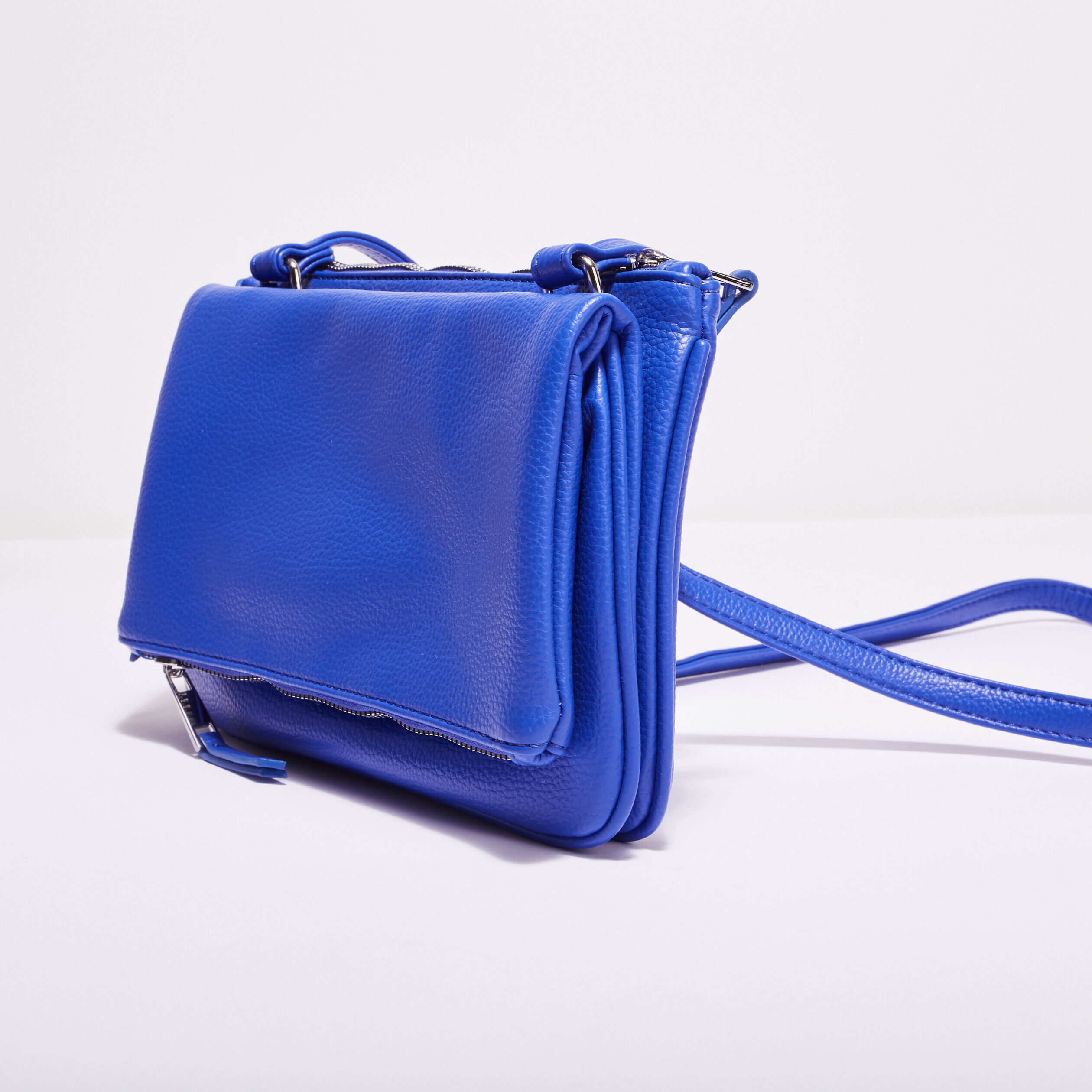Sac avec bandoulière bleu electrique femme | Cache Cache