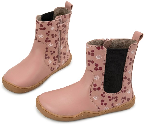 bLifestyle ~ Vikunja Chelsea Bio Stiefel Warm ~ Winter-Rosa