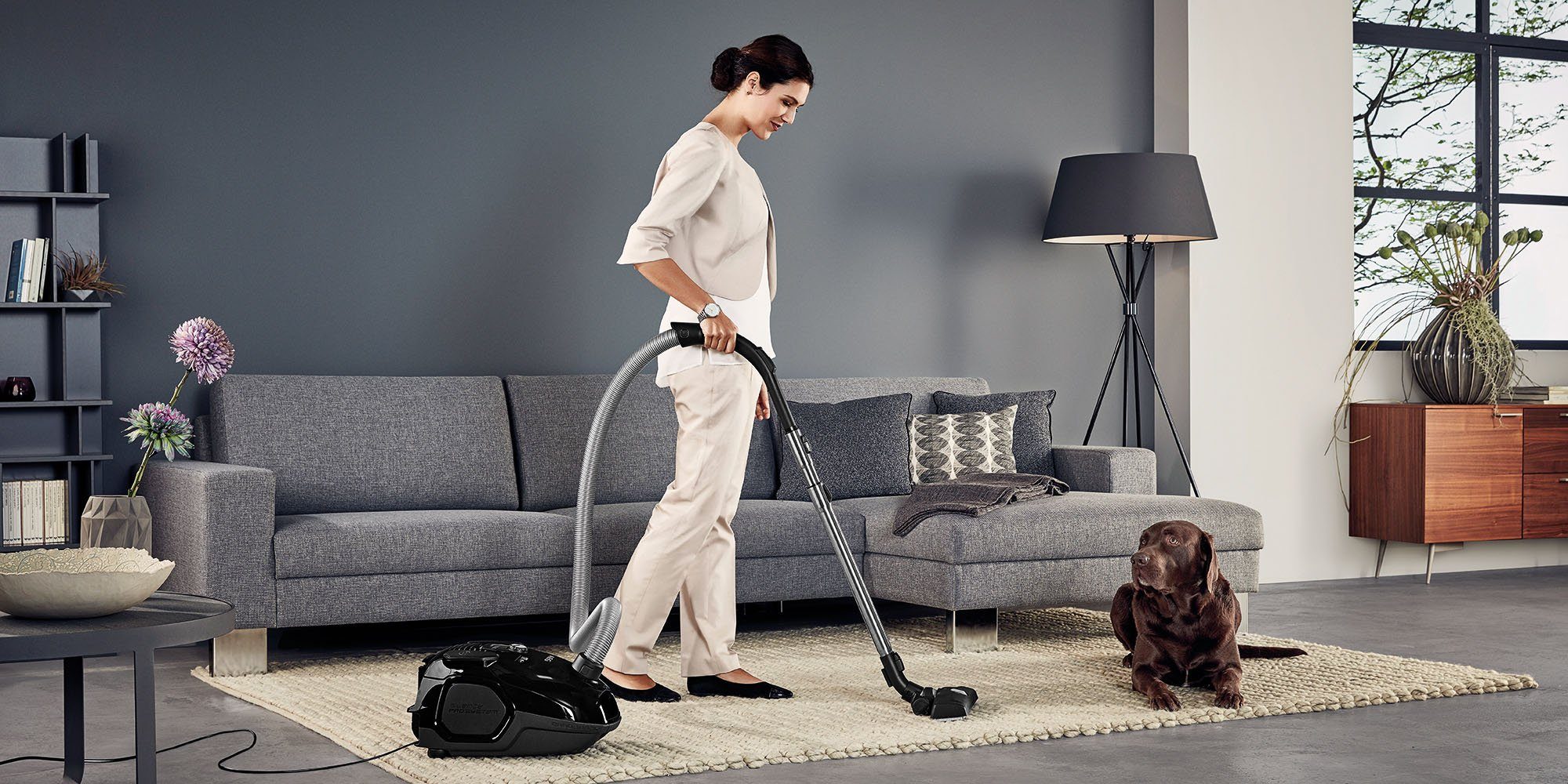AEG Bodenstaubsauger VX7-2-ÖKOX Neue technische Version, 650 W, mit Beutel, +PARKETTO PRO Hartbodendüse