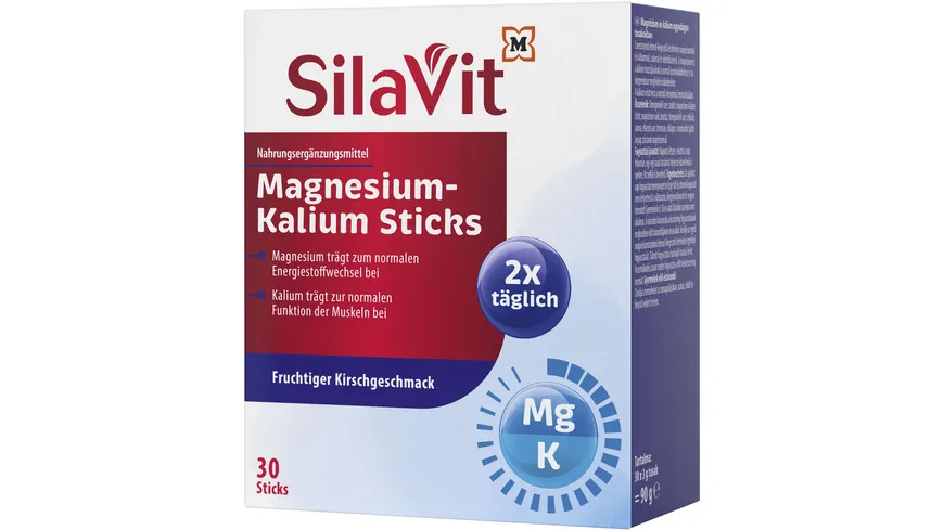 SilaVit Sticks Magenisum & Kalium Kirschgeschmack