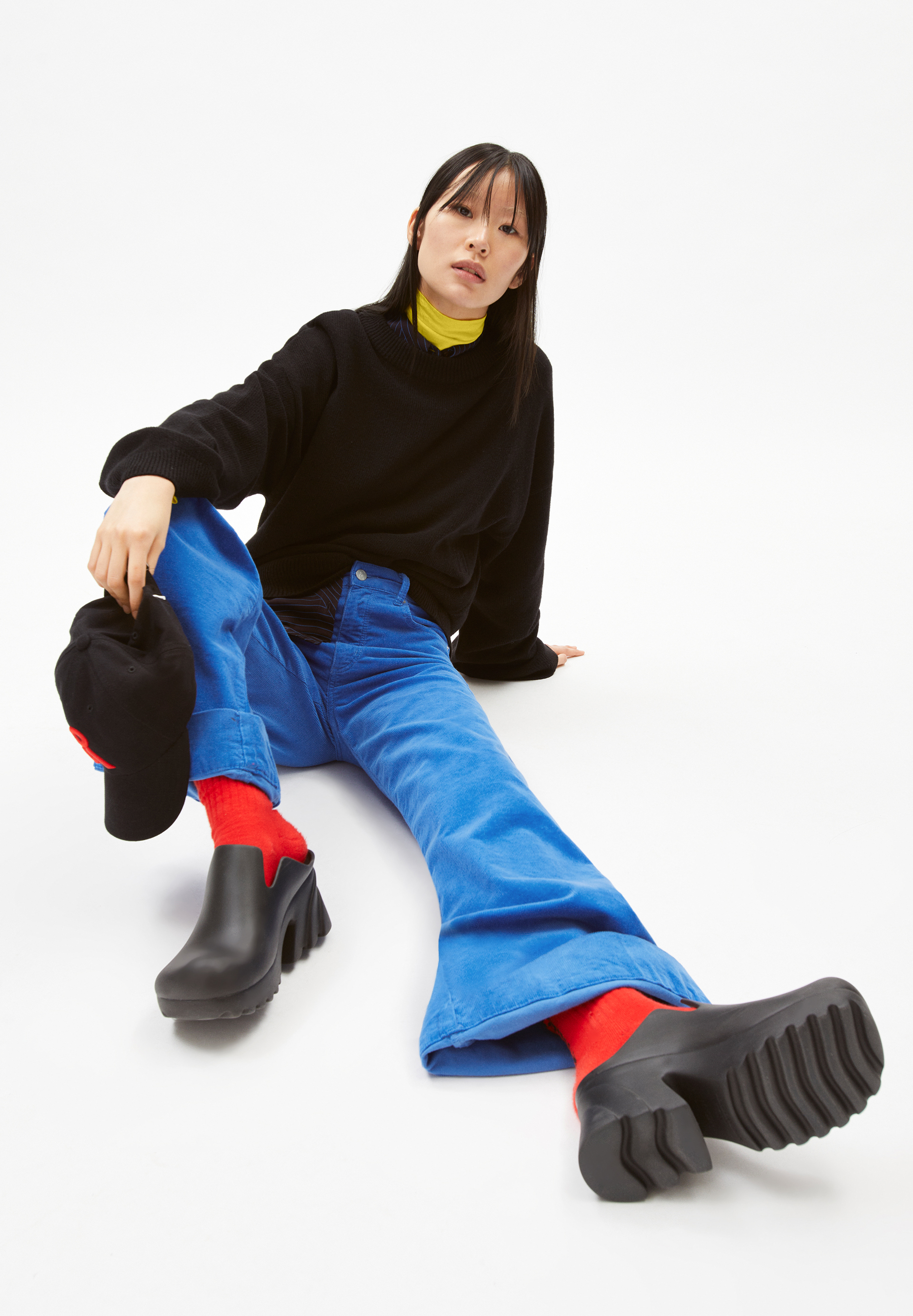 Pullover Oversized Fit aus Bio-Woll-Mix