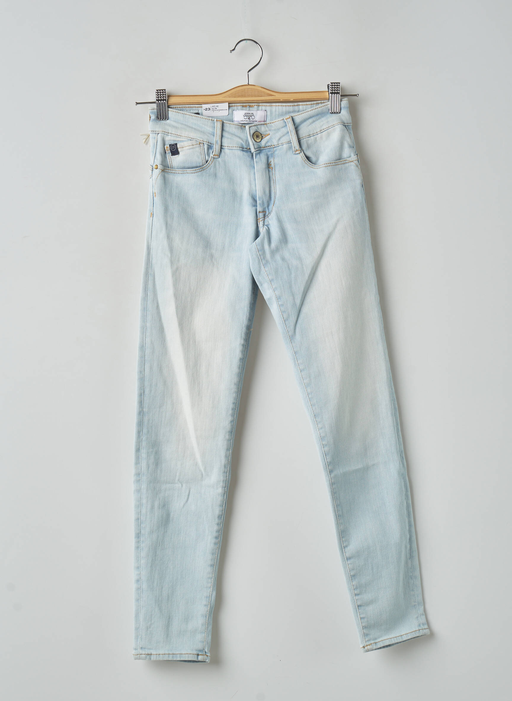 Le Temps Des Cerises Jeans Coupe Slim Femme couleur bleu