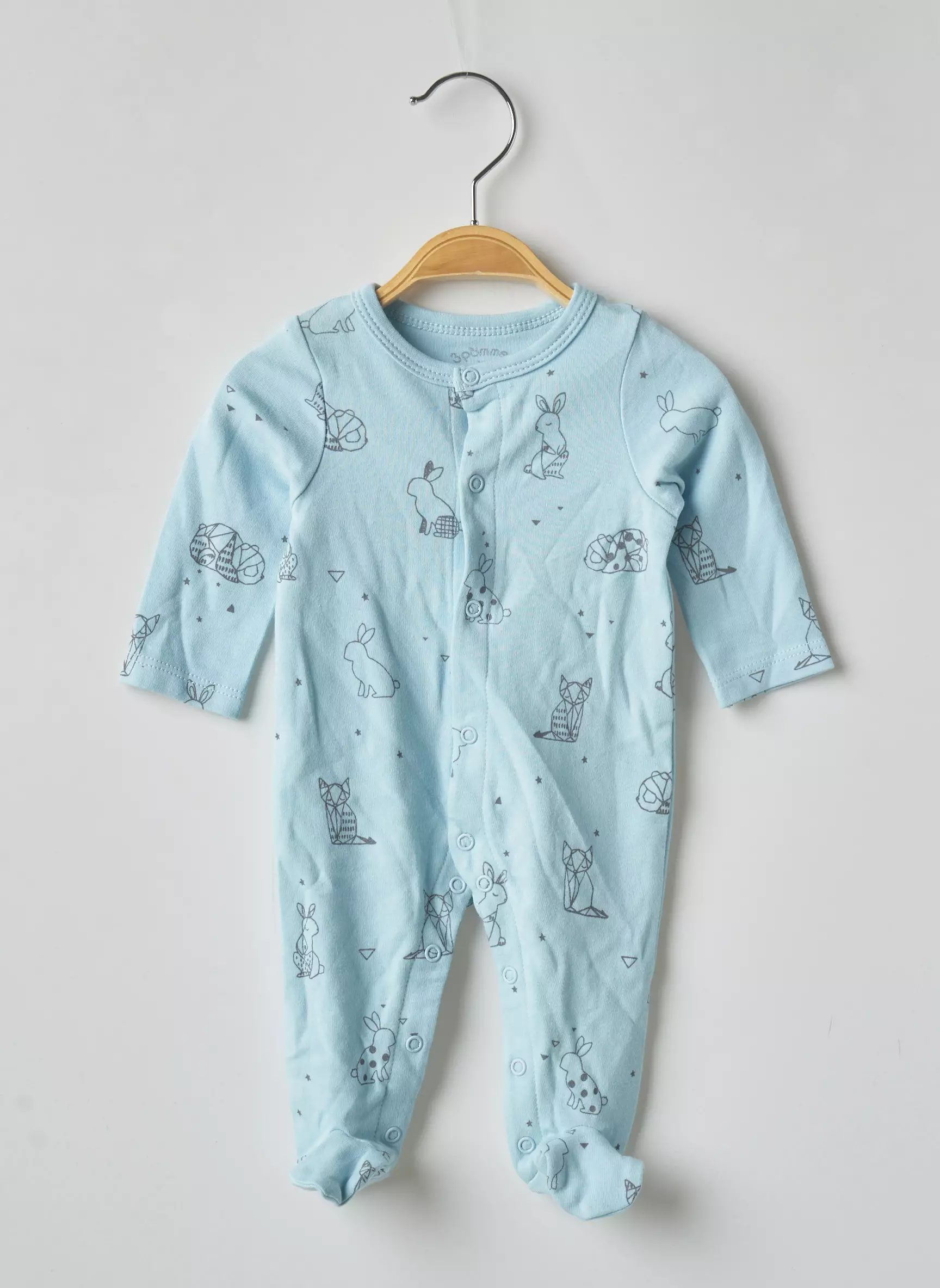 3 Pommes Dors Bien Enfant couleur bleu