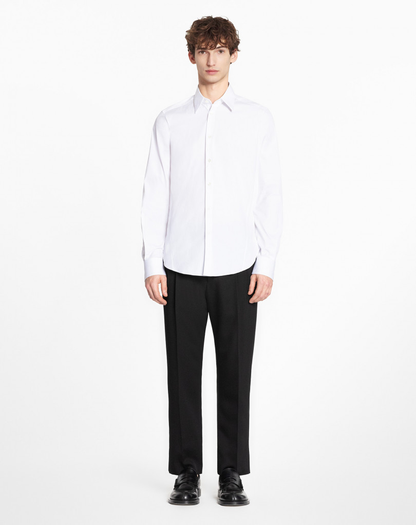 CHEMISE AJUSTÉE EN POPELINE STRETCH