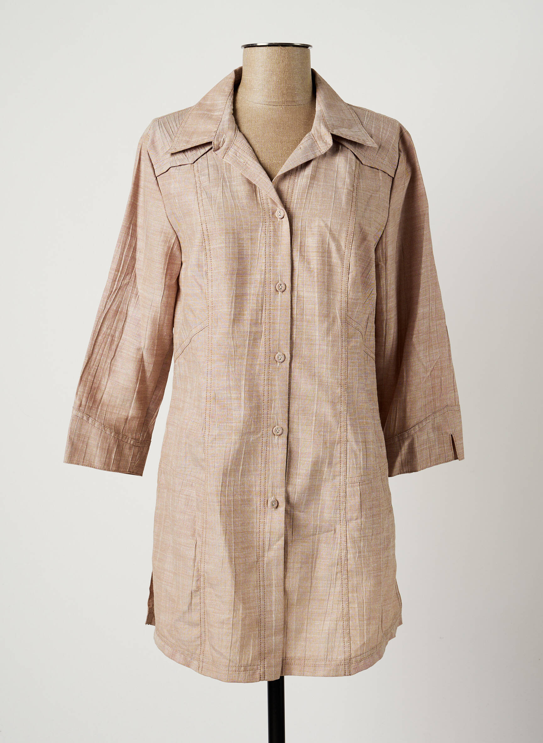 Pauporte Tuniquemanchelongue Femme couleur marron