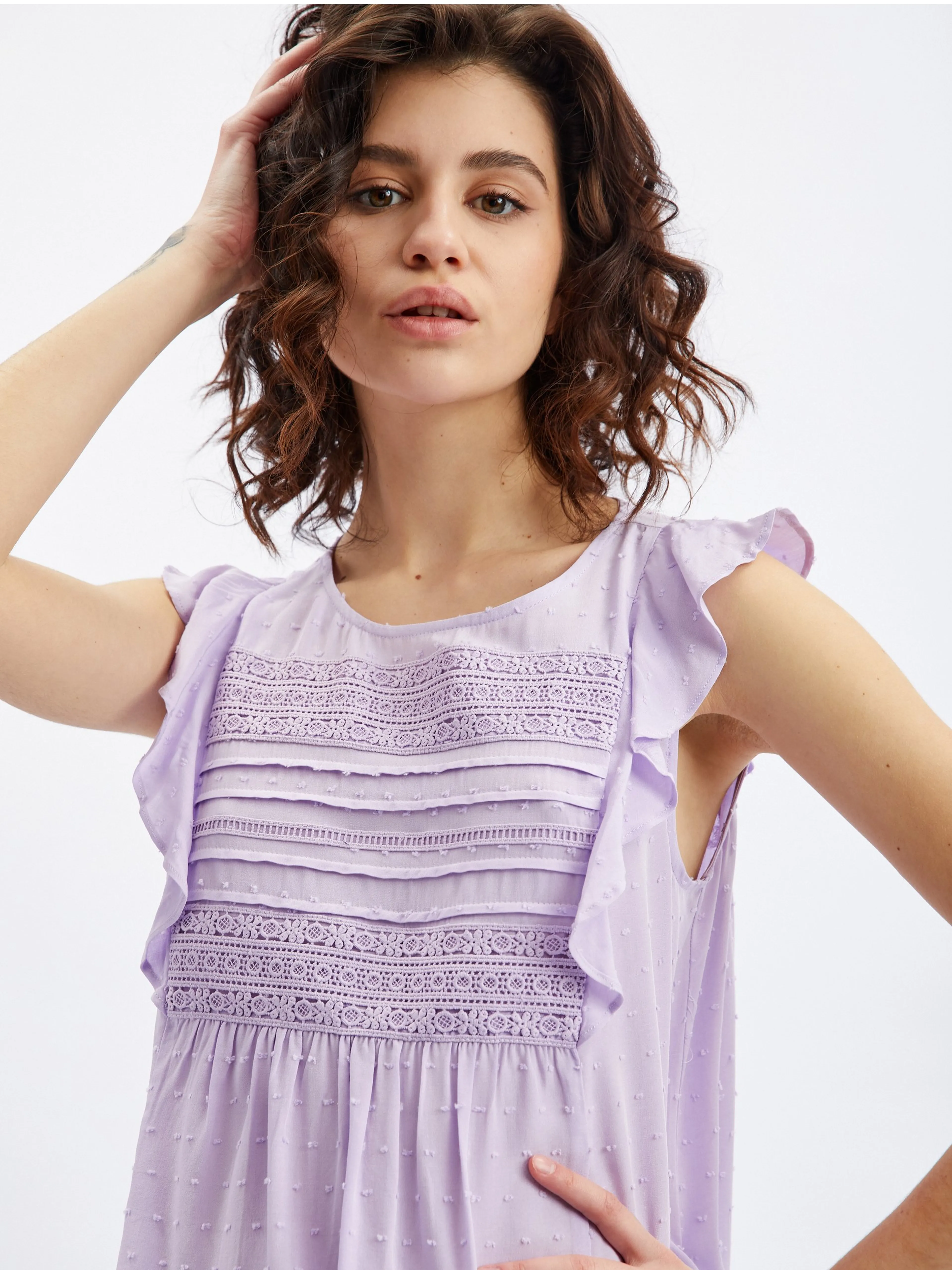 Lila Damenbluse ORSAY