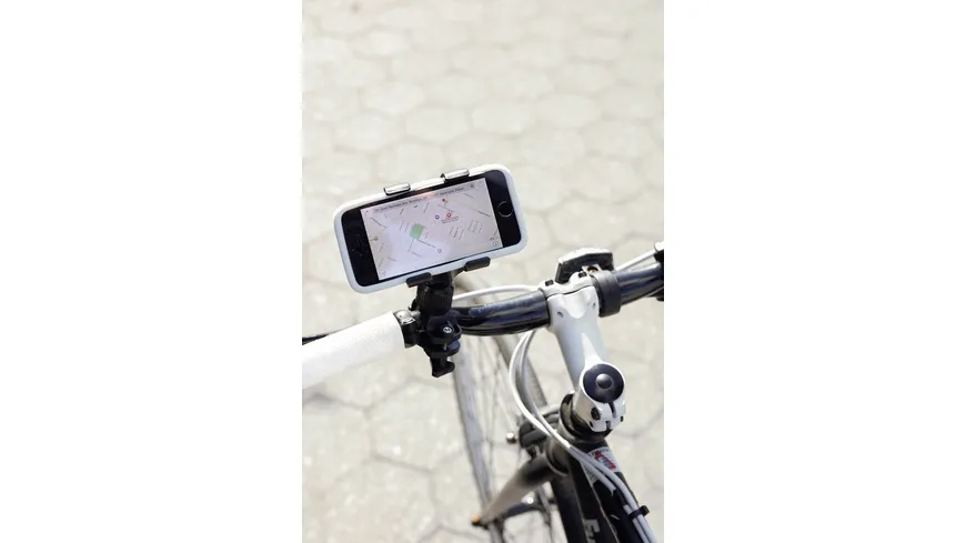 Kikkerland Fahrrad Handyhalterung schwarz