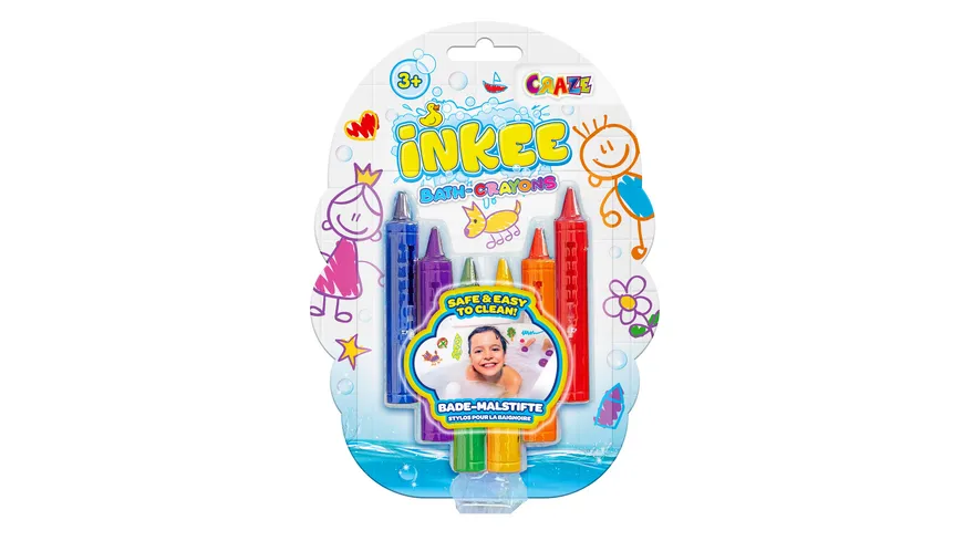 CRAZE - INKEE 6 Badestifte