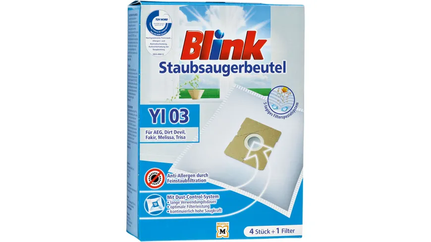 Blink Staubsaugerbeutel YI03
