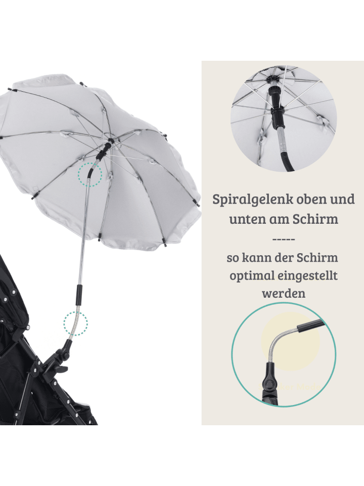 fillikid Sonnenschirm Exklusiv für Kinderwagen & Buggys in Marine günstig kaufen onesize
