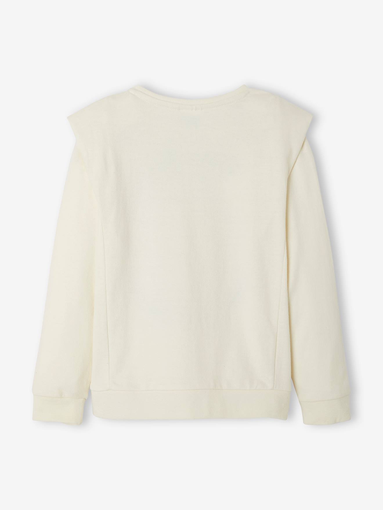 Sweat à épaulettes fille Minnie & Friends® beige clair animé