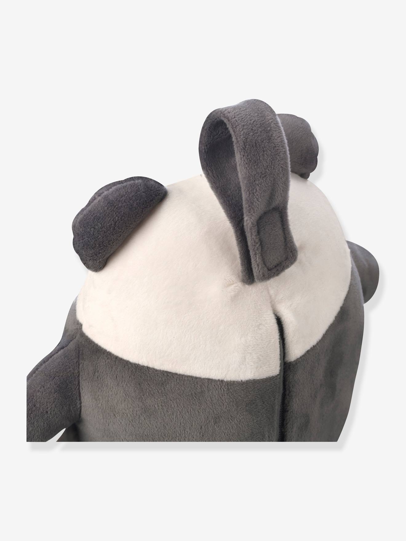 Peluche aide au sommeil rechargeable TOMMEE TIPPEE Pippo le panda gris anthracite/blanc