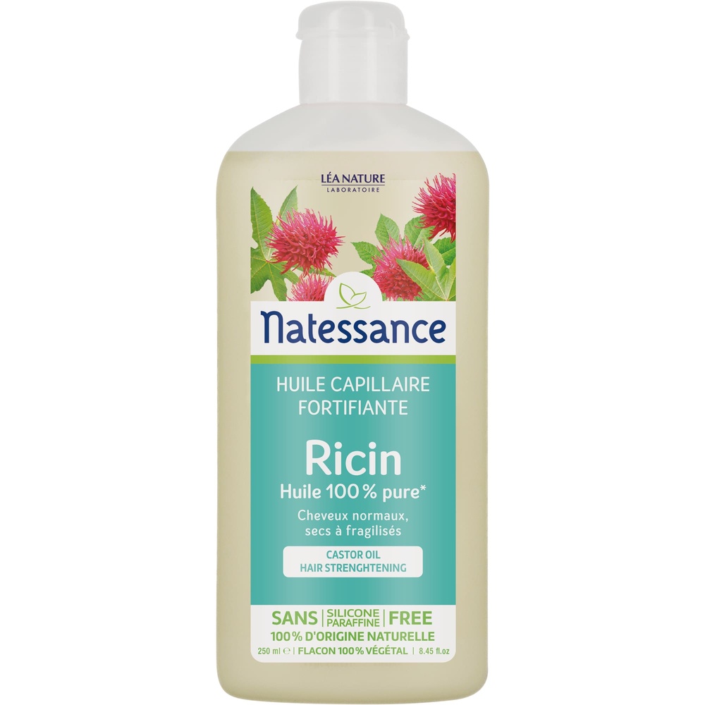 natessance Huile capillaire cheveux et ongles - Ricin Huile capillaire