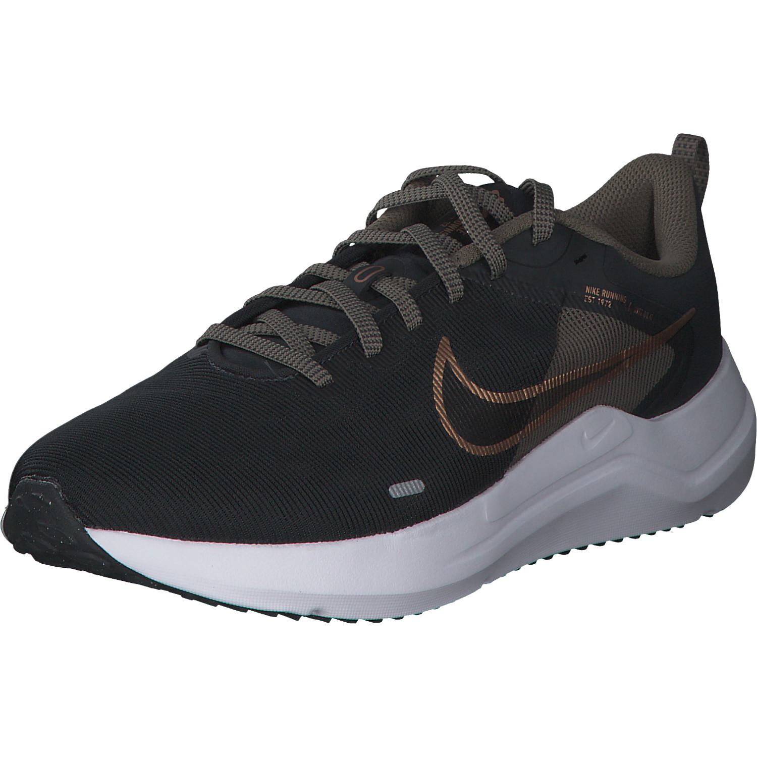 Nike Downshifter 12 DD9294, Sneakers Low, Damen, dk smoke grey/mt silver-olive