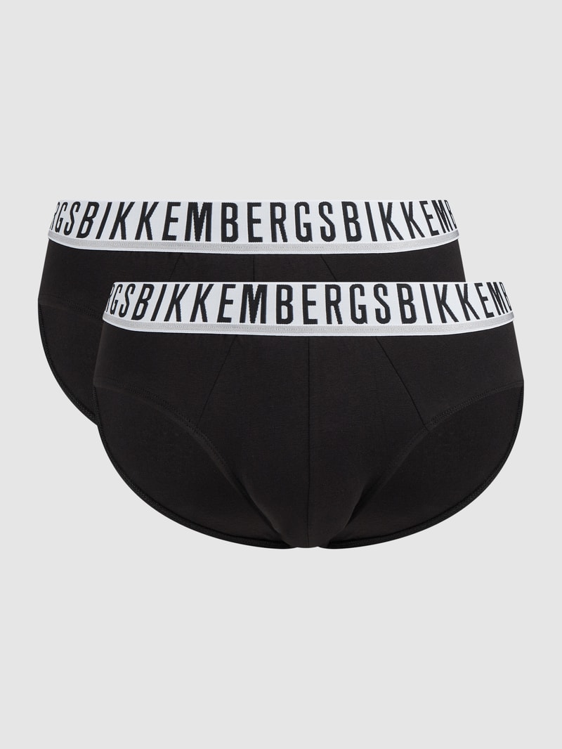 Slip im 2er-Pack in schwarz