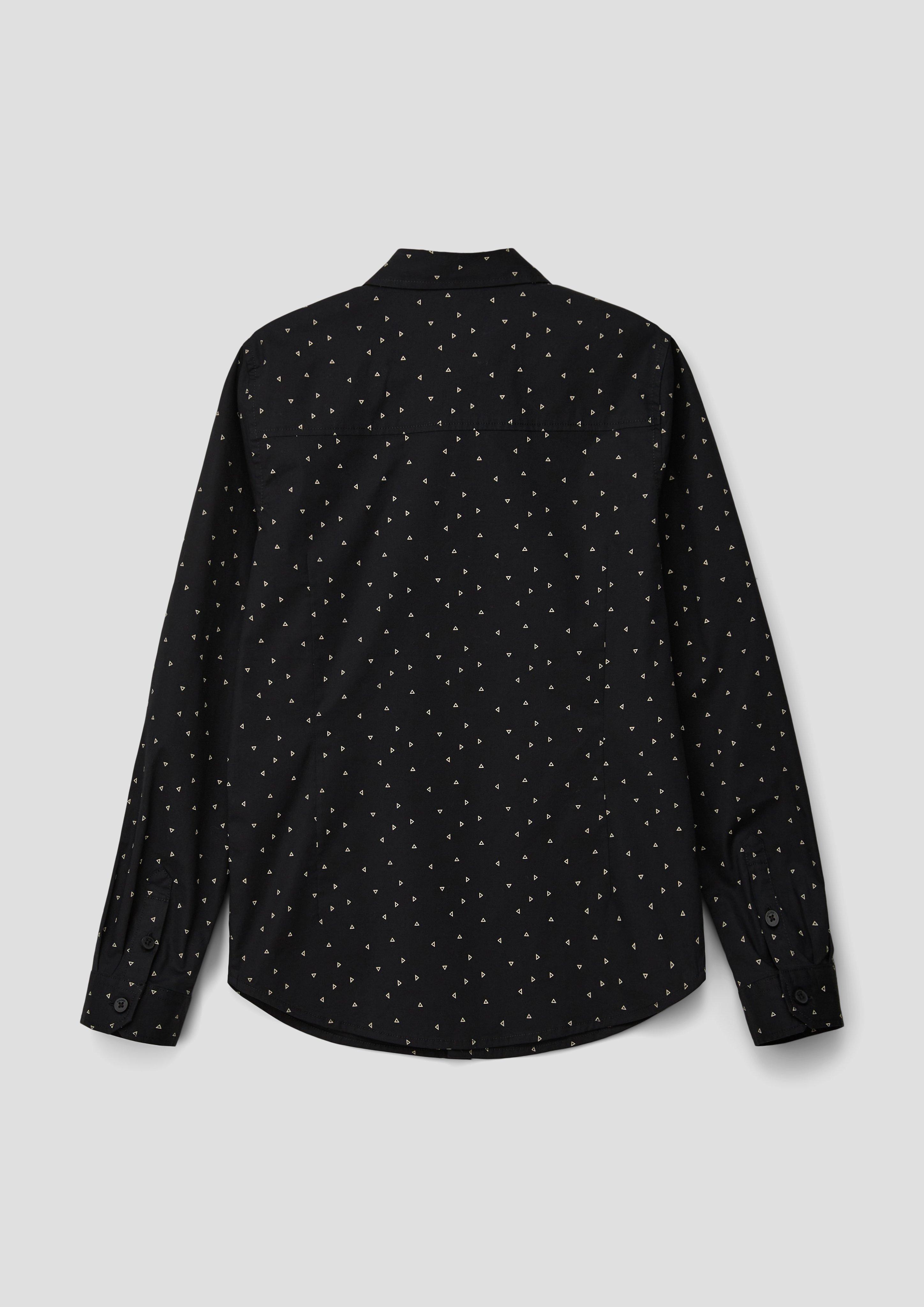 Slim: Hemd mit Allover-Print  2137540-99A2