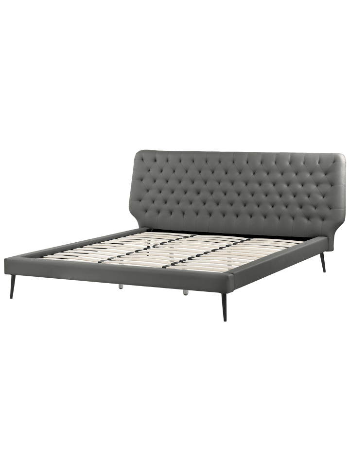 Beliani 4-tlg Schlafzimmer Set ESSONNE in Grau günstig kaufen onesize