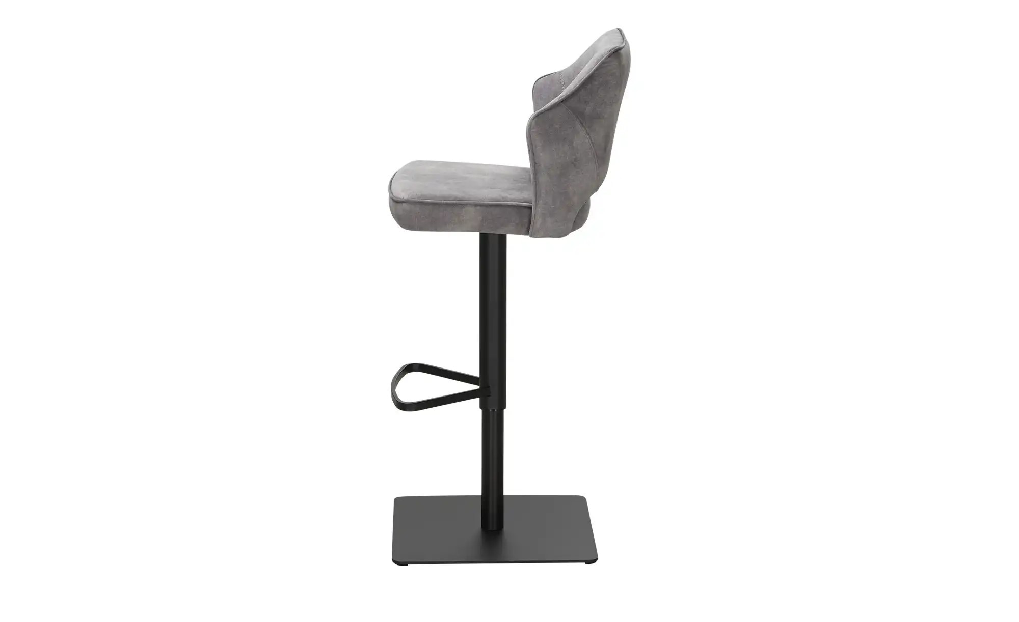 Primo Barhocker in samtigem Velours Ginger