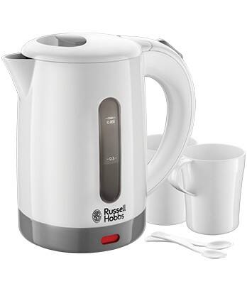 Russell Hobbs Travel Wasserkocher 0.85 L Kunststoff Weiß