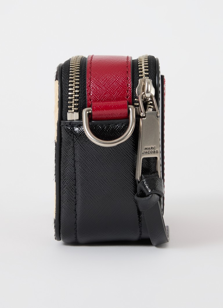 Marc Jacobs The Snapshot teļādas plecu soma ar dzīvnieku apdruku